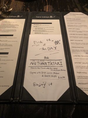 Menu photo 4 Hapa Izakaya Vancouver, BC