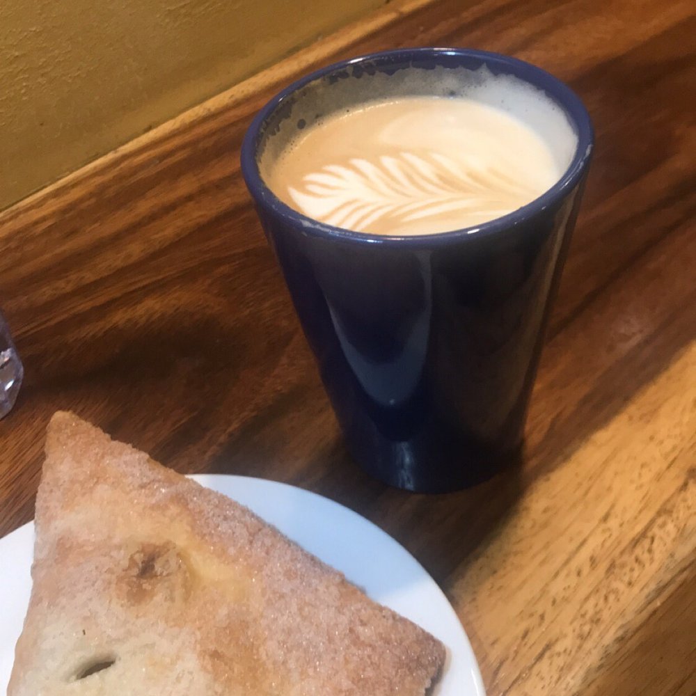 Irwin's Bakery and Cafe - Apple turnover and amaretto latte. - Bakeries Near Me - Seattle, Washington Irwin's Bakery and Cafe - Apple turnover and amaretto latte. - Bakeries Near Me - Seattle, Washington