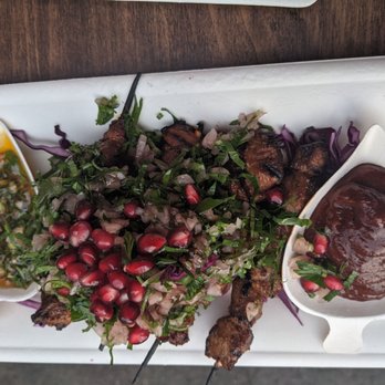 Palo Tapas Bar - Amazing lamb skewers (Pinchos) with harissa - Tapas Bars Near Me - Providence, Rhode Island Palo Tapas Bar - Amazing lamb skewers (Pinchos) with harissa - Tapas Bars Near Me - Providence, Rhode Island