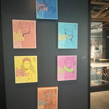 Siren Rock Brewing - Beer choices with artist rendered characters for each - Breweries Near Me - Rockwall, Texas Siren Rock Brewing - Beer choices with artist rendered characters for each - Breweries Near Me - Rockwall, Texas