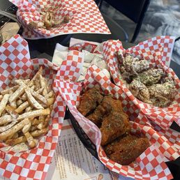 Crack fries and wings Crack fries and wings