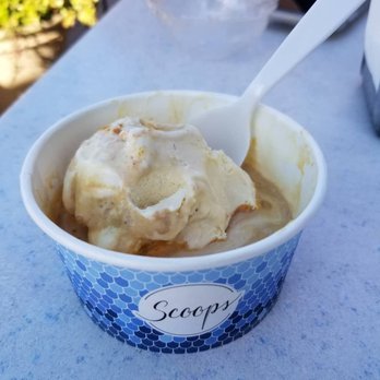 Scoops - I had to try a bite first but this is an affogato with honeycomb ice cream - Ice Cream & Frozen Yogurt Near Me - La Jolla, California Scoops - I had to try a bite first but this is an affogato with honeycomb ice cream - Ice Cream & Frozen Yogurt Near Me - La Jolla, California