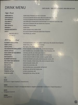 Menu photo 1 Black Canvas Coffee Los Angeles, CA