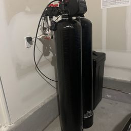 Our new water softener is great. Our new water softener is great.