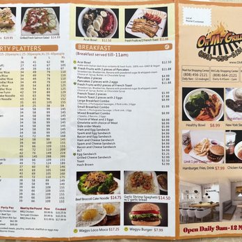 Oh My Grill - Aiea - Menu 01-08-2023. - Burgers Near Me - Aiea, Hawaii Oh My Grill - Aiea - Menu 01-08-2023. - Burgers Near Me - Aiea, Hawaii