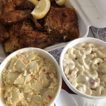 Los Pollos del Pueblo - 8 piece enchilado (spicy) with potato and macaroni salad - Mexican Near Me - Covina, California Los Pollos del Pueblo - 8 piece enchilado (spicy) with potato and macaroni salad - Mexican Near Me - Covina, California