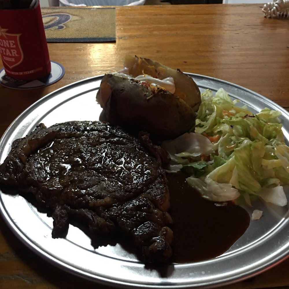 Track Shack - a plate of steak, potatoes, and coleslaw - Bars Near Me - Spring, Texas Track Shack - a plate of steak, potatoes, and coleslaw - Bars Near Me - Spring, Texas