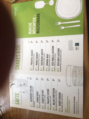 Menu photo 2 Marché Mövenpick Wustermark, BB