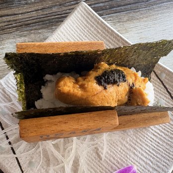 Osaka Story - Uni Hand Roll - Sushi Bars Near Me - Long Beach, California Osaka Story - Uni Hand Roll - Sushi Bars Near Me - Long Beach, California