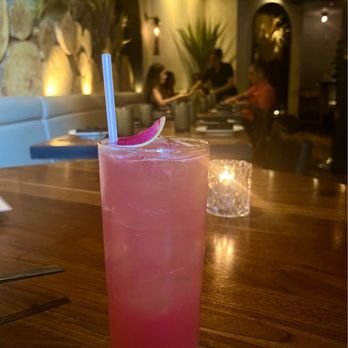 dLeña - Watermelon cocktail...pretty good! - Mexican Near Me - Washington, DC, District of Columbia
