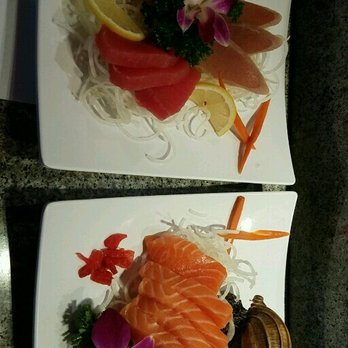 Marui Sushi - Salmon Sashimi (bottom & top) Sashimi A 9 pc - Japanese Near Me - Corona, California Marui Sushi - Salmon Sashimi (bottom & top) Sashimi A 9 pc - Japanese Near Me - Corona, California