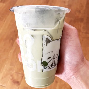 BoBaPoP - Matcha Milk Tea w/ Crystal Boba - $4.50 + $.75 - Coffee & Tea Near Me - San Gabriel, California
