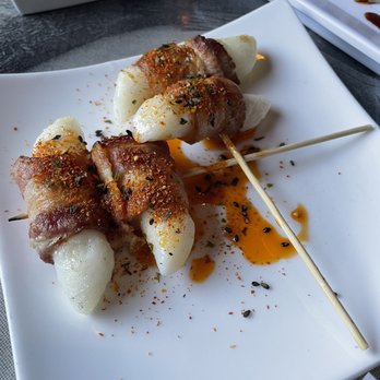 Moshi Moshi - Bacon Wrapped Mochi - Sushi Bars Near Me - San Francisco, California Moshi Moshi - Bacon Wrapped Mochi - Sushi Bars Near Me - San Francisco, California