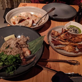Soba - Scallop fried rice, artichoke &tahini, lamb dumplings - Asian Fusion Near Me - Pittsburgh, Pennsylvania Soba - Scallop fried rice, artichoke &tahini, lamb dumplings - Asian Fusion Near Me - Pittsburgh, Pennsylvania