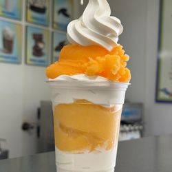 Flavor Brigade - 2nd Street - mango and orange cream with vanilla custard