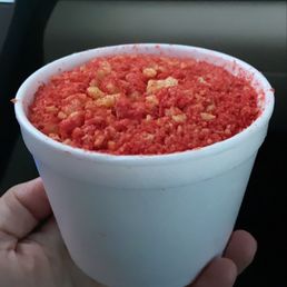 Hot Cheetos elote loco!