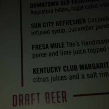 Circa 1963 - Dark pic my bad..but the sun city refresher is great. I highly recommend it - Bars Near Me - El Paso, Texas