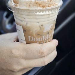 Double O's Coffee - Small iced Tortuga, sugar free syrups, no drizzle.