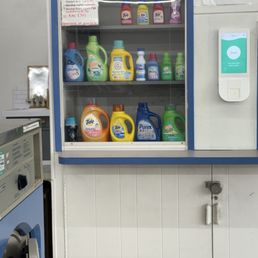 Laundry, essentials, and washer pay kiosk Laundry, essentials, and washer pay kiosk