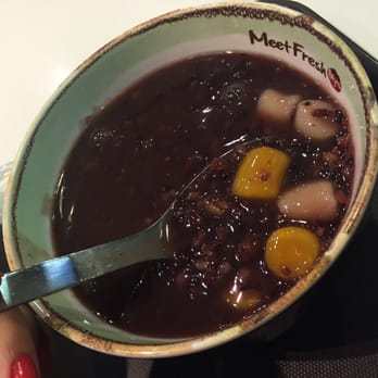 Meet Fresh - Purple rice porridge with taro balls - Desserts Near Me - Irvine, California Meet Fresh - Purple rice porridge with taro balls - Desserts Near Me - Irvine, California