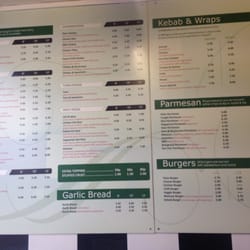 Pizza Zone - Menu board