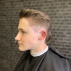 McCroy's Barber Lounge - Mullet with taper fade