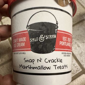 Salt & Straw - Snap N' Crackle Marshmallow Treats Pint - Ice Cream & Frozen Yogurt Near Me - Sacramento, California Salt & Straw - Snap N' Crackle Marshmallow Treats Pint - Ice Cream & Frozen Yogurt Near Me - Sacramento, California