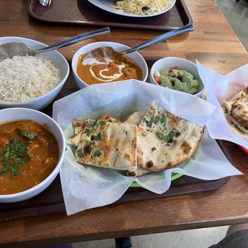 More Curry! - Chicken Tikka Masala and Butter Chicken Plate - Indian Near Me - Corona, California