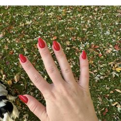 Cinderella Nails and Spa - Webster - Example of my natural nails 3 weeks prior to the bad manicure.