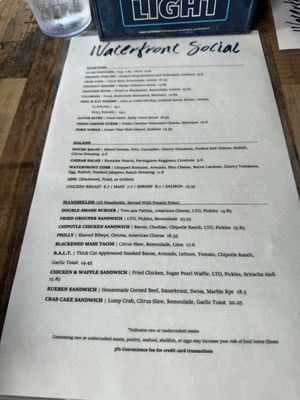 Menu photo 4 Waterfront Social Crystal River, FL Menu photo 4 Waterfront Social Crystal River, FL