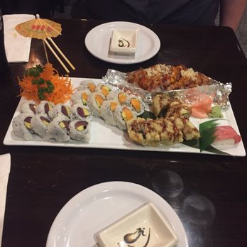 Sapporo Sushi - Tuna avocado, spicy California, eel tempura and piston - Sushi Bars Near Me - Troy, Michigan Sapporo Sushi - Tuna avocado, spicy California, eel tempura and piston - Sushi Bars Near Me - Troy, Michigan