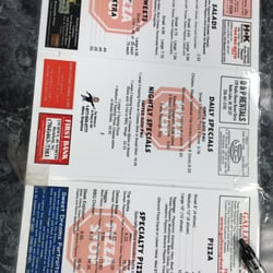 Pizza Stop - Menus!!