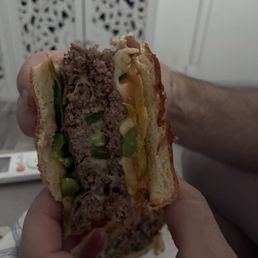DOUBLE SPICY MISSION MELTBURGER DOUBLE SPICY MISSION MELTBURGER