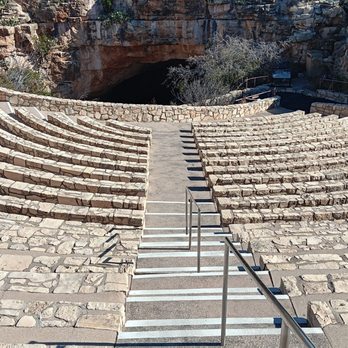 Carlsbad Caverns National Park - The bat amphitheater facing the mouth of the cavern. Dec 2025 - Parks Near Me - Carlsbad, New Mexico Carlsbad Caverns National Park - The bat amphitheater facing the mouth of the cavern. Dec 2025 - Parks Near Me - Carlsbad, New Mexico
