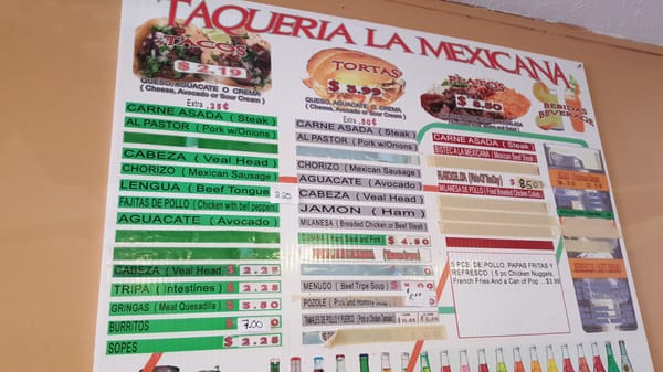 Menu photo 2 La Carniceria Mexicana Bloomington, IL