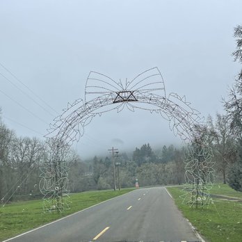 River Forks County Park - Entrance. They still have decorations up. - Parks Near Me - Roseburg, Oregon River Forks County Park - Entrance. They still have decorations up. - Parks Near Me - Roseburg, Oregon