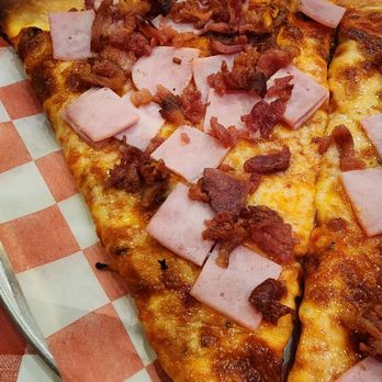 John And John's A Pizza Shop - Ham & Bacon Slice - Pizza Near Me - Orlando, Florida John And John's A Pizza Shop - Ham & Bacon Slice - Pizza Near Me - Orlando, Florida
