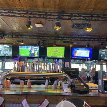 Bubba's 33 - Plenty of tv's around the bar to watch a variety of sports. - Burgers Near Me - Tyler, Texas