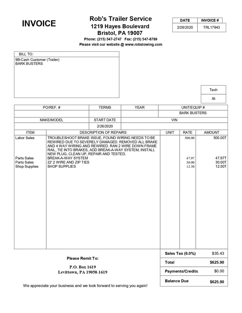 ROB’S AUTOMOTIVE REPAIR & SERVICE 12 Reviews 3114 Veteran Hwy