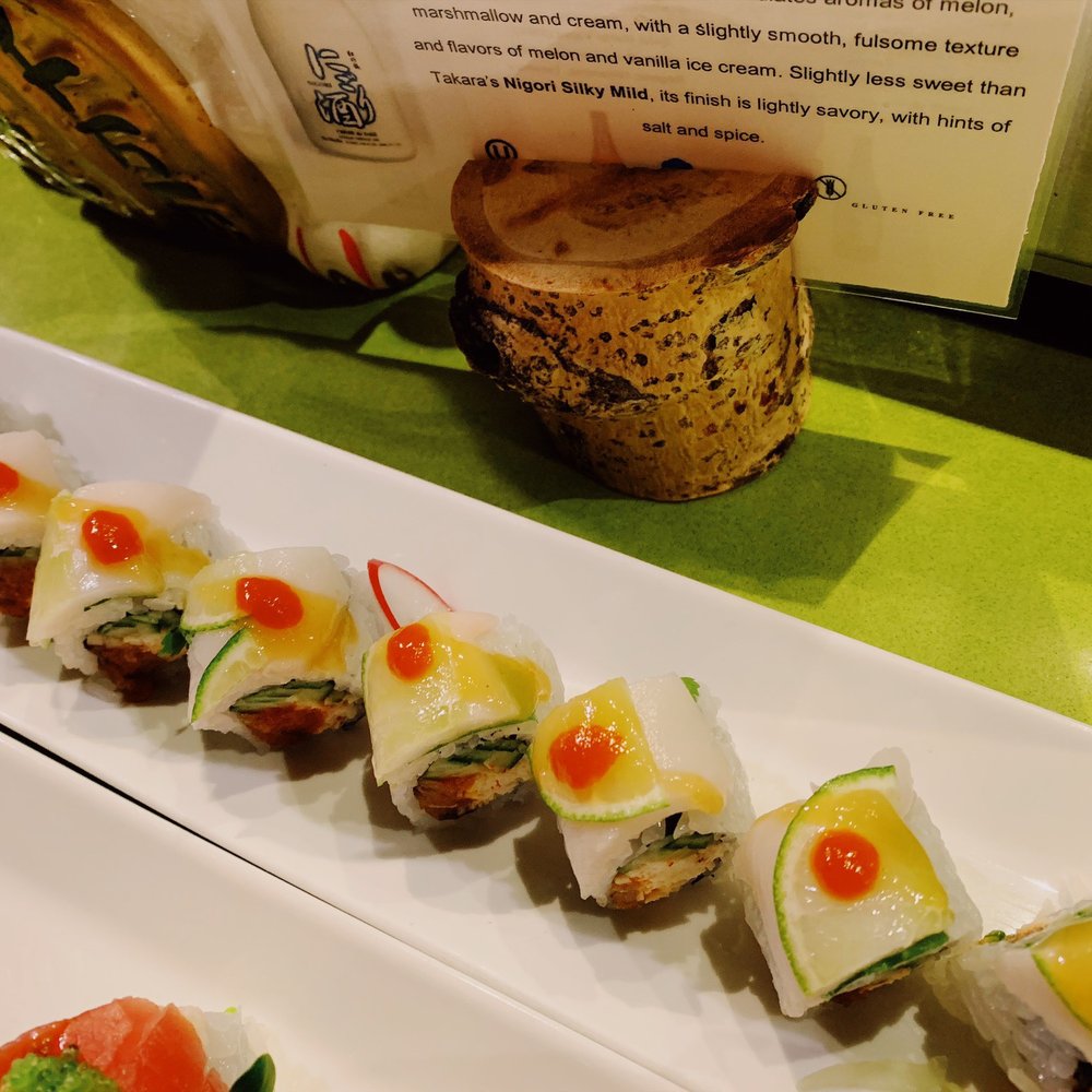 Tona - Escolar Cilantro roll - Sushi Bars Near Me - Ogden, Utah Tona - Escolar Cilantro roll - Sushi Bars Near Me - Ogden, Utah