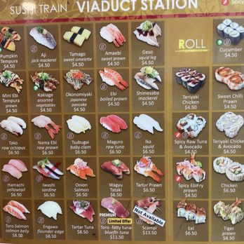 Sushi Train - Menu - Sushi Bars Near Me - Auckland, AUK Sushi Train - Menu - Sushi Bars Near Me - Auckland, AUK