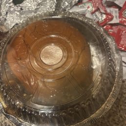Cheeseburger Sauteed Mushrooms & Onions in takeout container