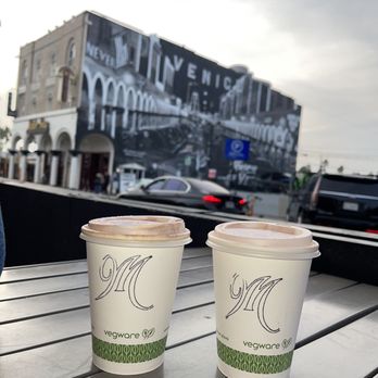Menotti's Coffee Stop - two cups of coffee on a table - Coffee & Tea Near Me - Venice, California Menotti's Coffee Stop - two cups of coffee on a table - Coffee & Tea Near Me - Venice, California