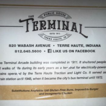 The Terminal Public House - Bars Near Me - Terre Haute, Indiana