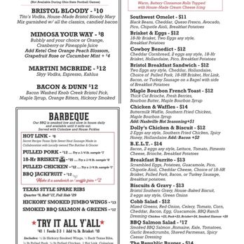 Bristol Republic - Brunch menu - Bars Near Me - Columbus, Ohio