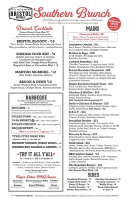 Menu photo 2 Bristol Republic Columbus, OH