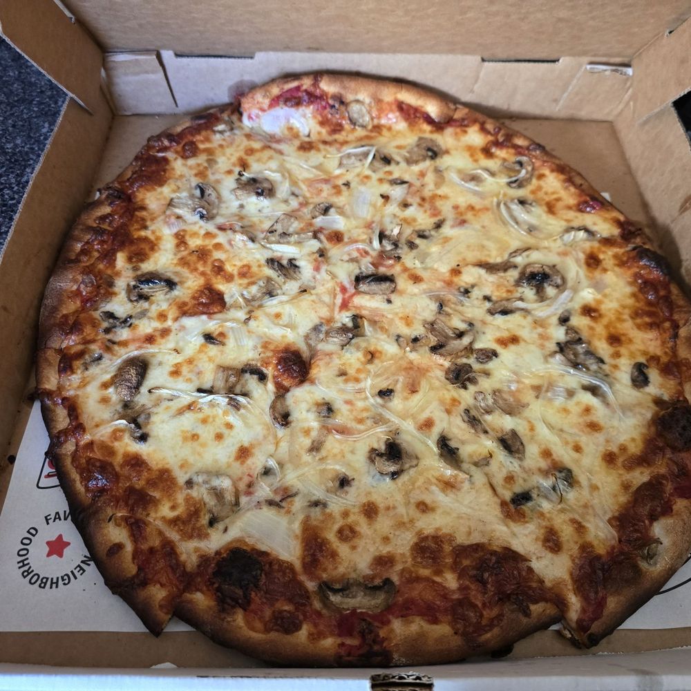 The Original Antonio's - Onion and mushrooms pie - Italian Near Me - Beacon Falls, Connecticut The Original Antonio's - Onion and mushrooms pie - Italian Near Me - Beacon Falls, Connecticut
