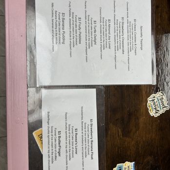 Funnel Cake Spot - Current topping selection - Desserts Near Me - Jacksonville, Florida