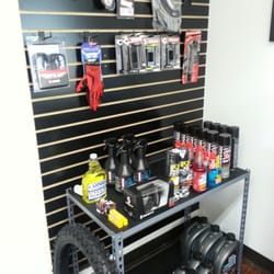Motosport Express Truckee - We have a small display of common products and accessories to fit your needs.
