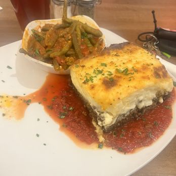The Greek Taverna - Moussaka (even though I ordered Pastichio) - Greek Near Me - Richmond, Virginia The Greek Taverna - Moussaka (even though I ordered Pastichio) - Greek Near Me - Richmond, Virginia